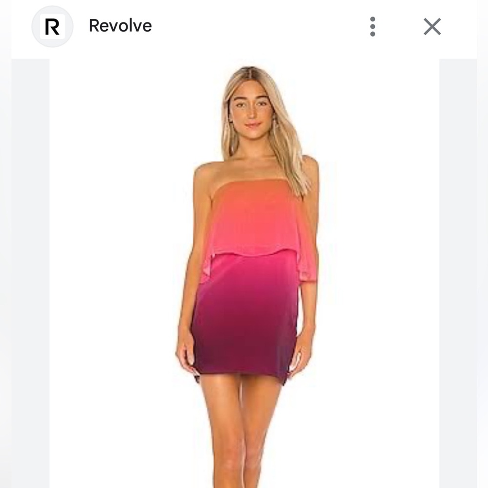 Amanda Uprichard Ombre Topanga Dress